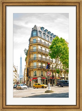 Framed Paris Corner Print
