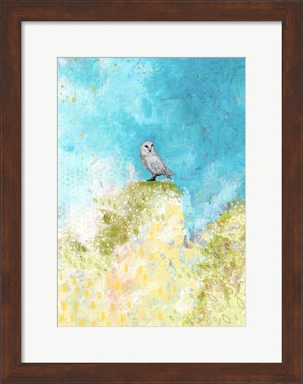 Framed Spring Owl Print