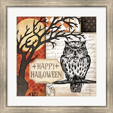 Framed Happy Halloween Print