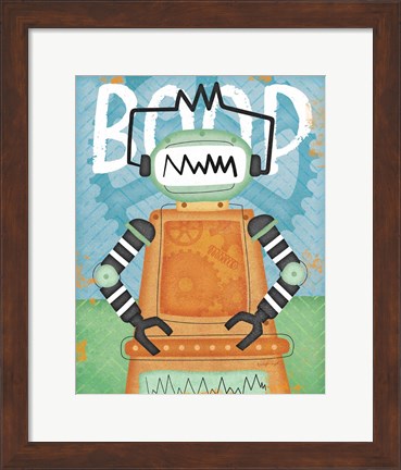 Framed Boop Bot Print