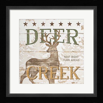 Framed Deer Creek Print