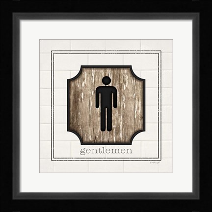 Framed Gentlemen Print