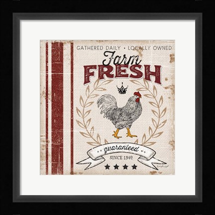 Framed Farm Fresh Print
