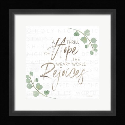 Framed Thrill of Hope Print