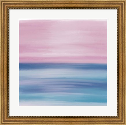 Framed Abstract Beach Print