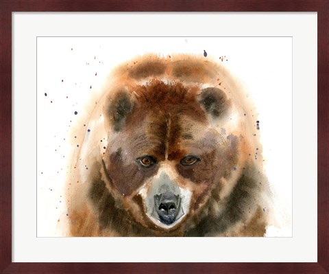 Framed Bear IV Print