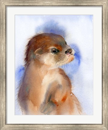 Framed Otter Print