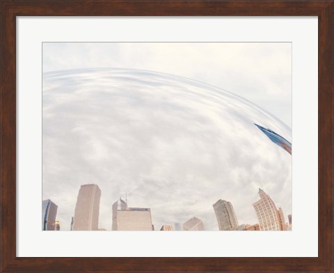 Framed City Reflection II Print