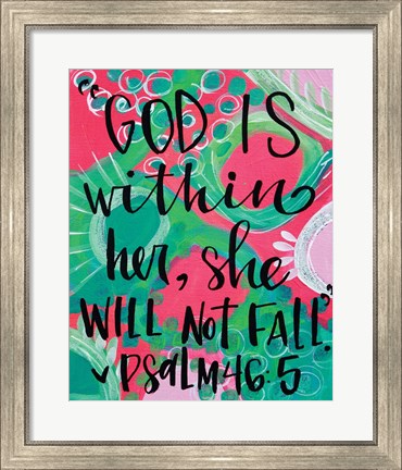 Framed God is Within Print