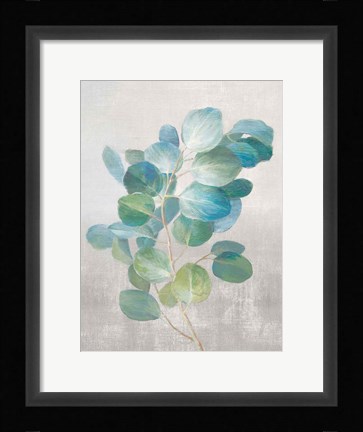 Framed Fresh I Gray Print