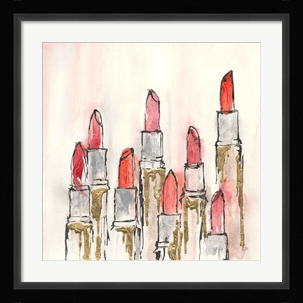 Framed Fashion First IV Print