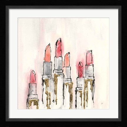 Framed Fashion First III Print