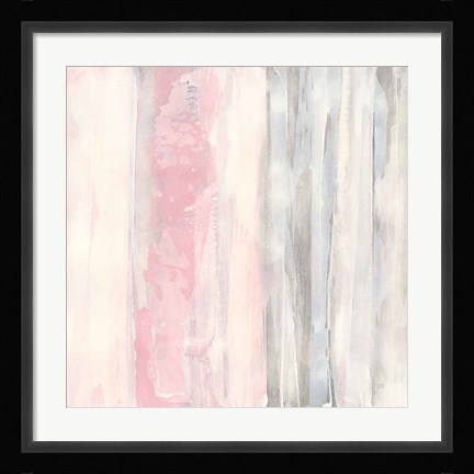Framed Whitewashed Blush II Print
