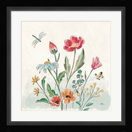 Framed Boho Field III Print