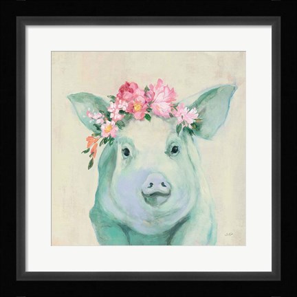 Framed Festival Girl IV Print