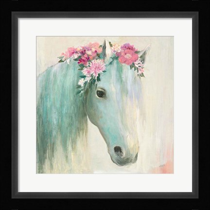 Framed Festival Girl I Print