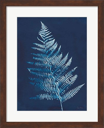 Framed Nature By The Lake - Ferns VI Print