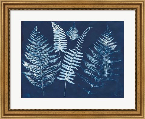 Framed Nature By The Lake - Ferns I Print