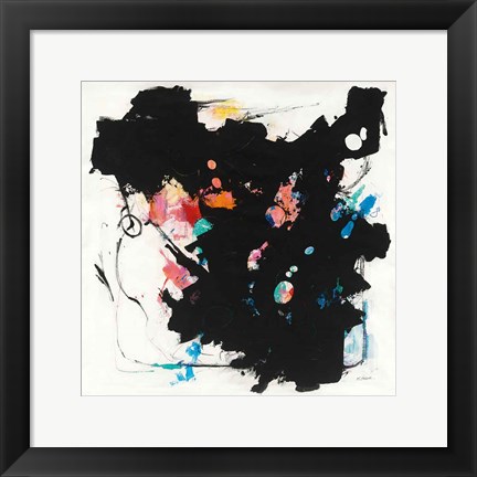 Framed Abstract Redacted Print