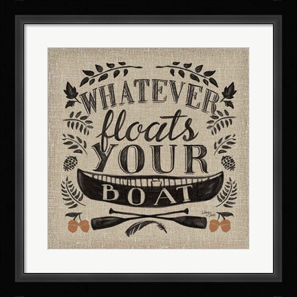 Framed Lake Life II Color Print