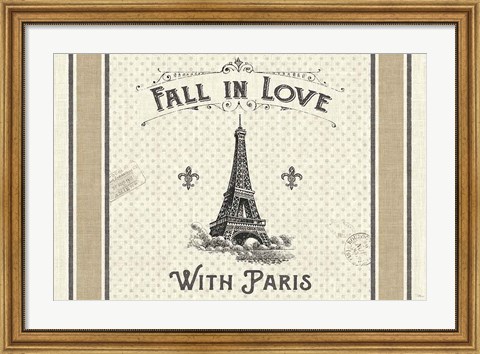 Framed Paris Farmhouse I Print