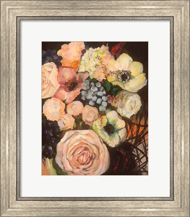 Framed Wedding Bouquet Print