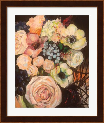 Framed Wedding Bouquet Print