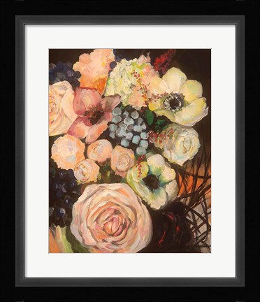 Framed Wedding Bouquet Print