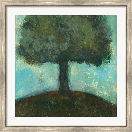 Framed Under the Tree Square II Print