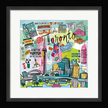 Framed Global Travel XIII Print