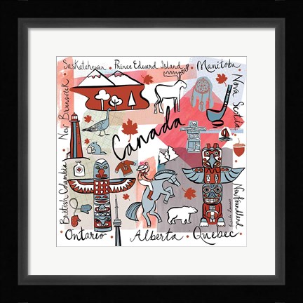 Framed Global Travel VII Print