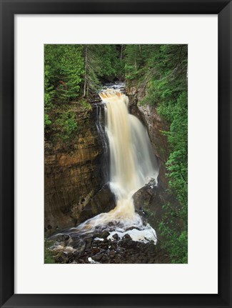 Framed Miners Falls Michigan Print