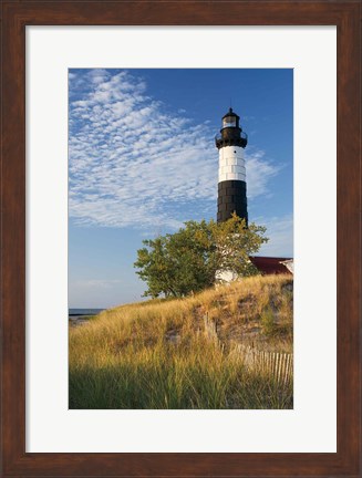Framed Big Sable Point Lighthouse II Print