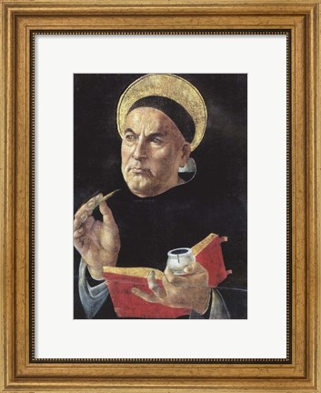 Framed St. Thomas Aquinas Print
