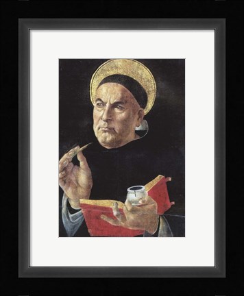 Framed St. Thomas Aquinas Print