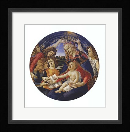 Framed Madonna of the Magnificat Print