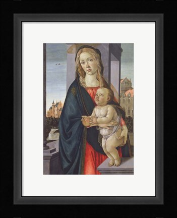 Framed Virgin and Child Print