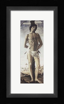 Framed Saint Sebastian Print