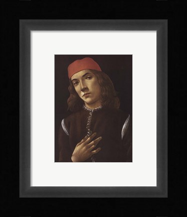 Framed Portrait of Youth Print