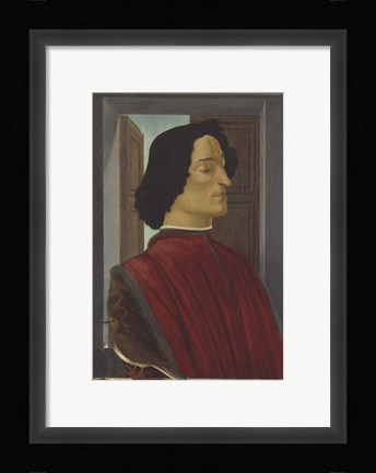 Framed Giuliano De' Medici, C 1478-80 Print