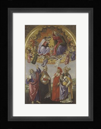 Framed Kronung Mariae Print