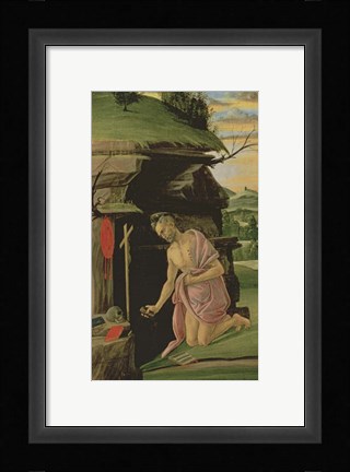 Framed St. Jerome, 1490s Print