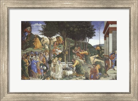 Framed Scenes from the Life of Moses Print