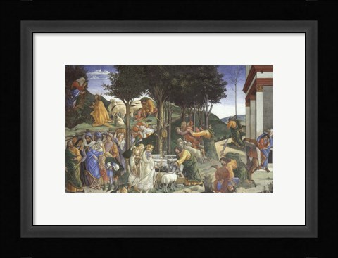 Framed Scenes from the Life of Moses Print