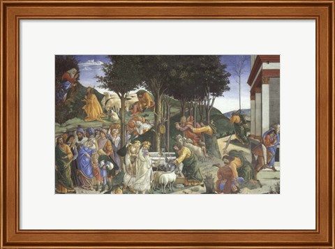 Framed Scenes from the Life of Moses Print