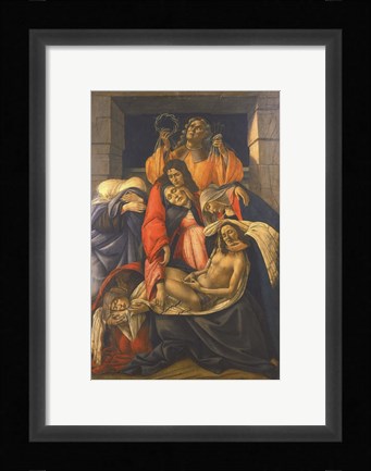 Framed Lamentation Over the Dead Christ Print