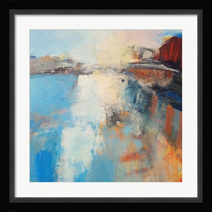 Framed Harbour Light Print