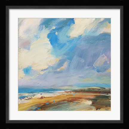 Framed Ochre Sand West Coast Print