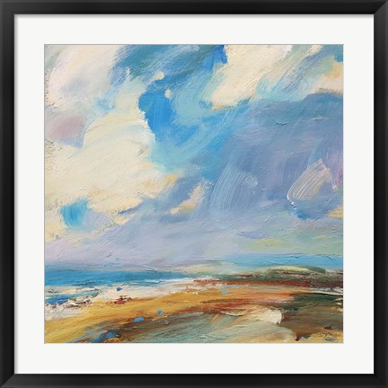 Framed Ochre Sand West Coast Print