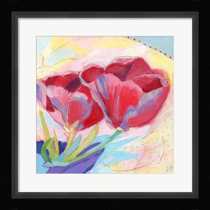 Framed Tulips No. 2 Print